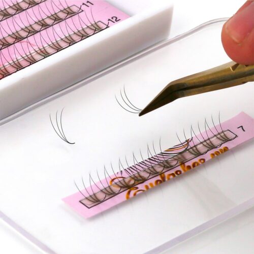 3D Promade Fans L Trays 3D-120Fans Premade Fans Volume Eyelash Extensions VNLASHES