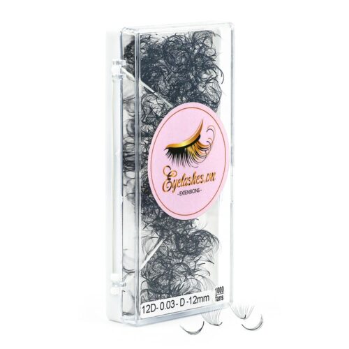 Loose Promade Fans 12D-1000Fans Premium Quality Promade Loose Fans VNLASHES