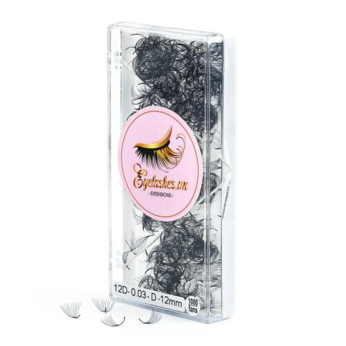 Loose Promade Fans 12D-1000Fans Premium Quality Promade Loose Fans VNLASHES