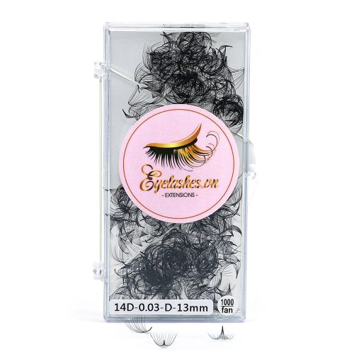 Promade Fans 14D Loose Lashes 14D 1000Fans Premium Quality Promade Loose Fans VNLASHES