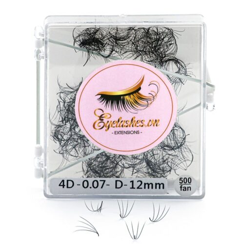 Loose Promade Fans 4D - 500Fans - Premium Quality Promade Loose Fans - VNLASHES