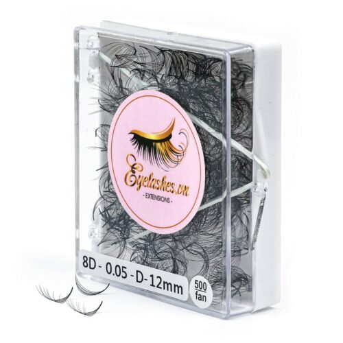 Loose Promade Fans 8D - 500Fans - Premium Quality Promade Loose Fans - VNLASHES