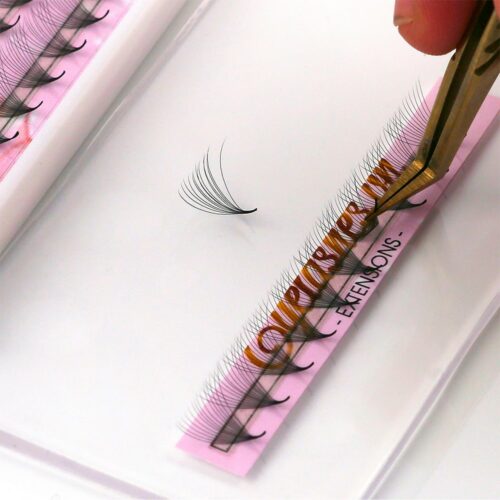 12D Promade Fans L Trays 12D-120Fans Premade Fans Volume Eyelash Extensions VNLASHES