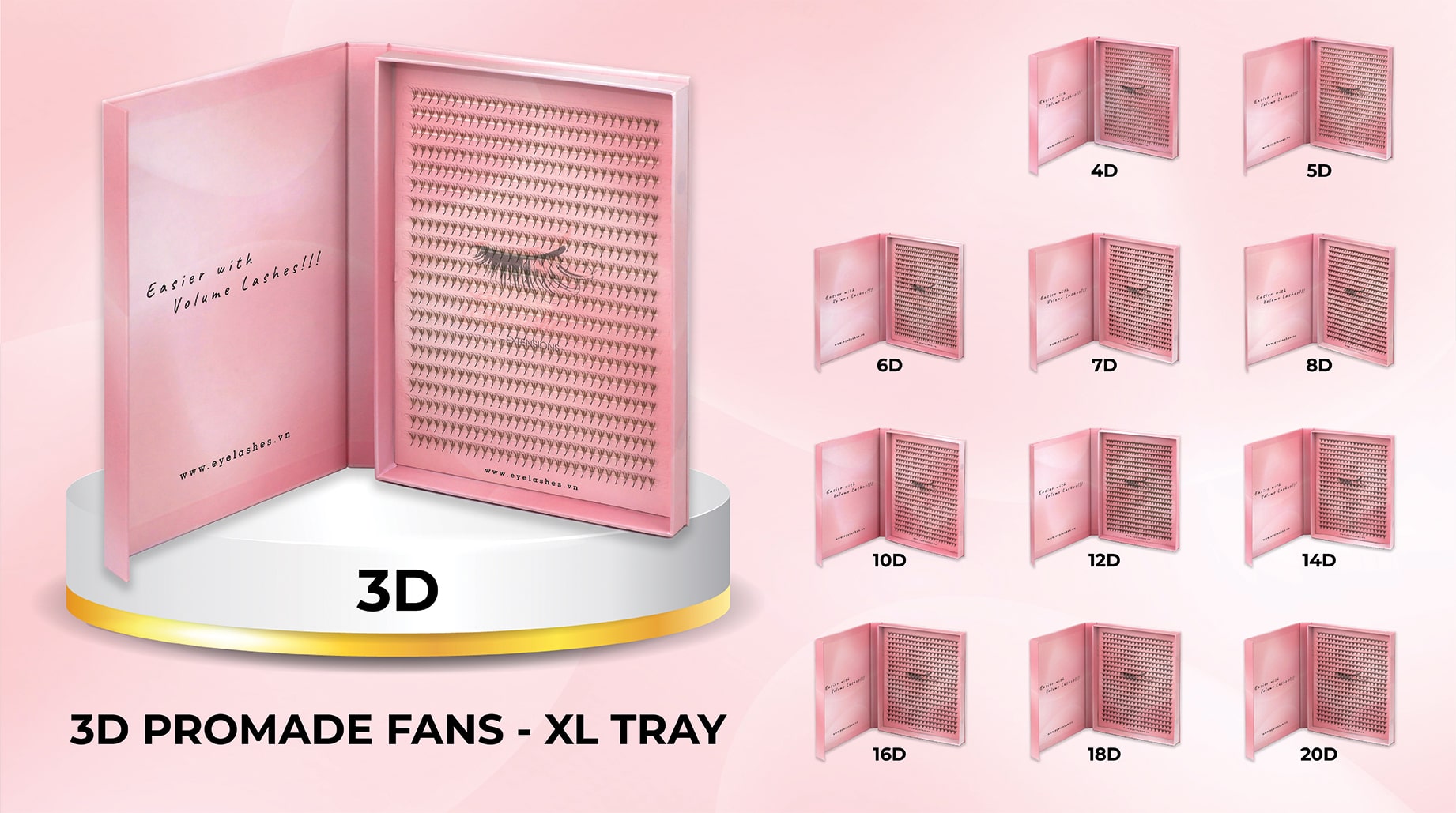 3D-promade-fan-XL-Tray-wholesale-eyelash-supplier-VNLASHES