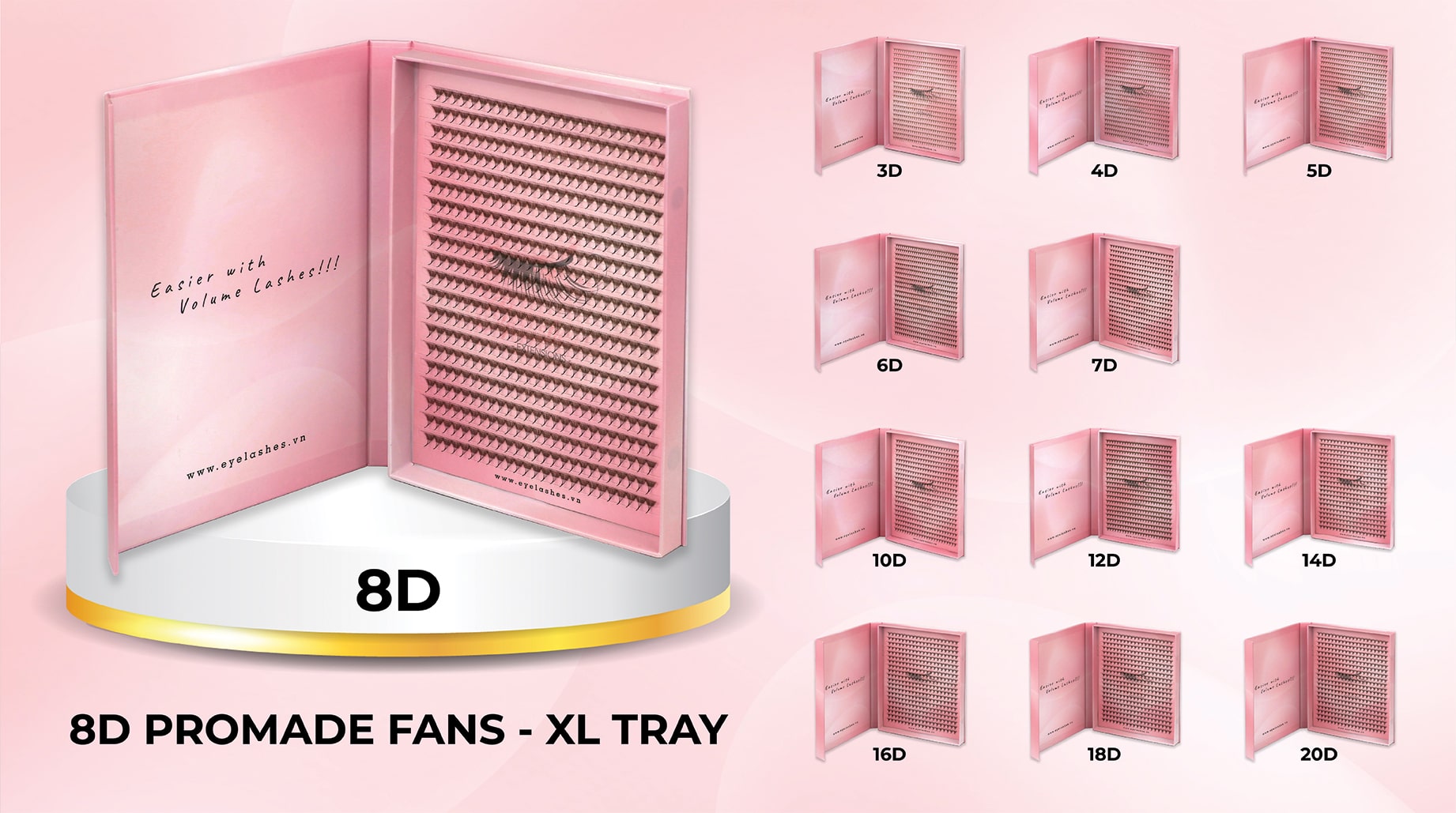 8D-promade-fan-XL-Tray-wholesale-eyelash-supplier-VNLASHES