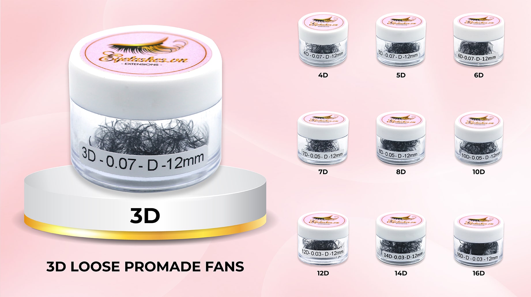 3D-promade-fan-3D-Loose-Lashes-wholesale-eyelash-supplier-VNLASHES