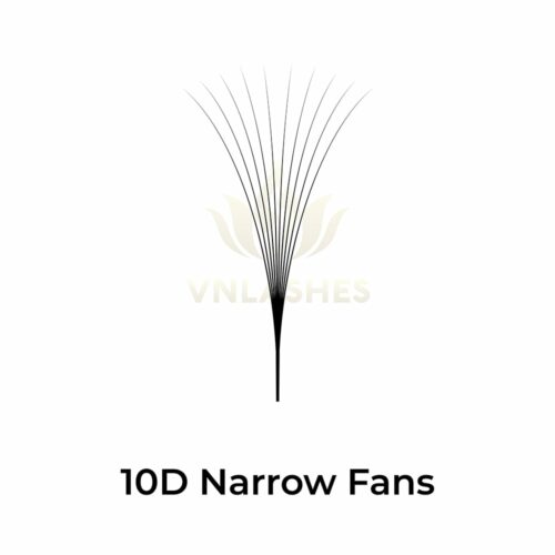 Narrow Lashes 10D Promade Fans XL Tray 10D - 680Fans - Premade Fans Eyelash Extensions -VNLASHES