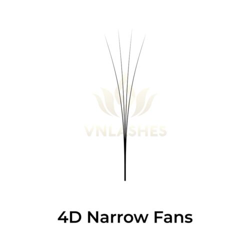 Narrow Lashes 4D Promade Fans XL Tray 4D - 1000Fans - Premade Fans Eyelash Extensions -VNLASHES