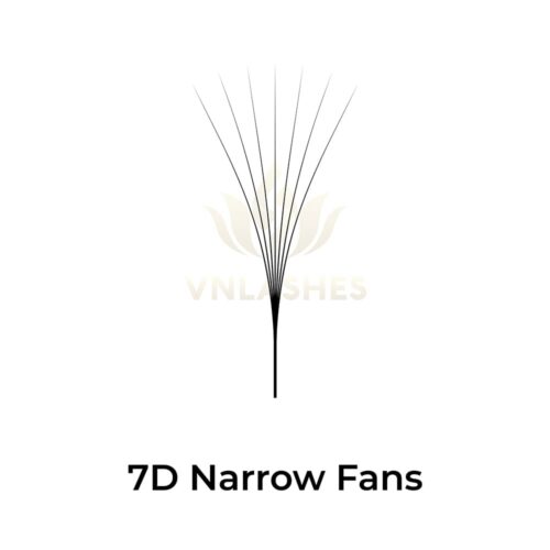 Narrow Lashes 7D Promade Fans XL Tray 7D - 720Fans - Premade Fans Eyelash Extensions -VNLASHES