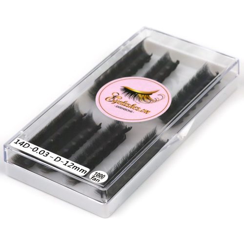 14D Ultra Speed Promade fan 14D 1000Fans Premade Fan Volume Eyelash Extension VNLASHES